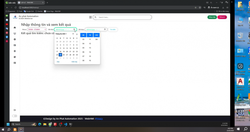 HỆ THỐNG ĐIỀU KHIỂN VÀ GIÁM SÁT THIẾT BỊ QUA WEBSERVER
