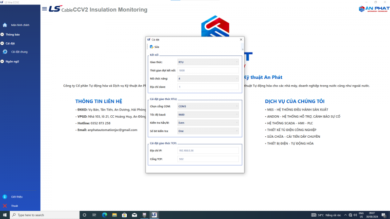 Giám sát dây chuyền bọc cáp điện